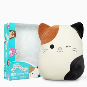 Squishmallows Cam Cat Cutest Heating Pad 10X5" Soft High Quality Soothing